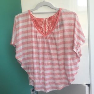 Flowy Top with lace back